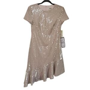 Eliza J Sequined Party Dress